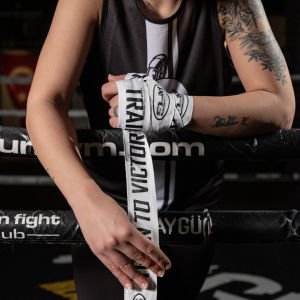 AFG Beyaz Baskılı Bandaj