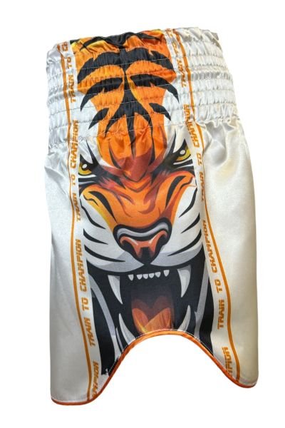 Tiger Series Beyaz Muaythai Kickboks Şortu