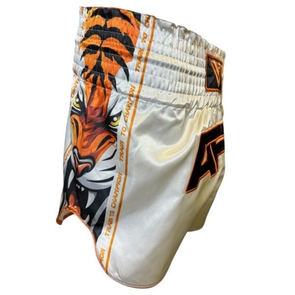 Tiger Series Beyaz Muaythai Kickboks Şortu