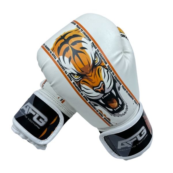 Boks Eldiveni Tiger Serisi Beyaz