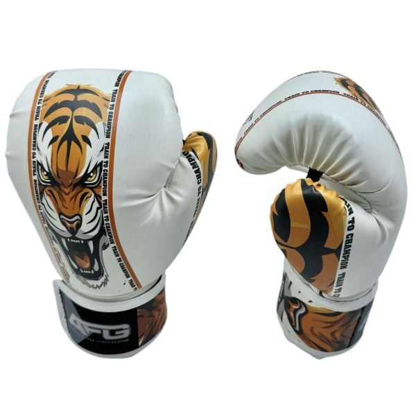 Boks Eldiveni Tiger Serisi Beyaz
